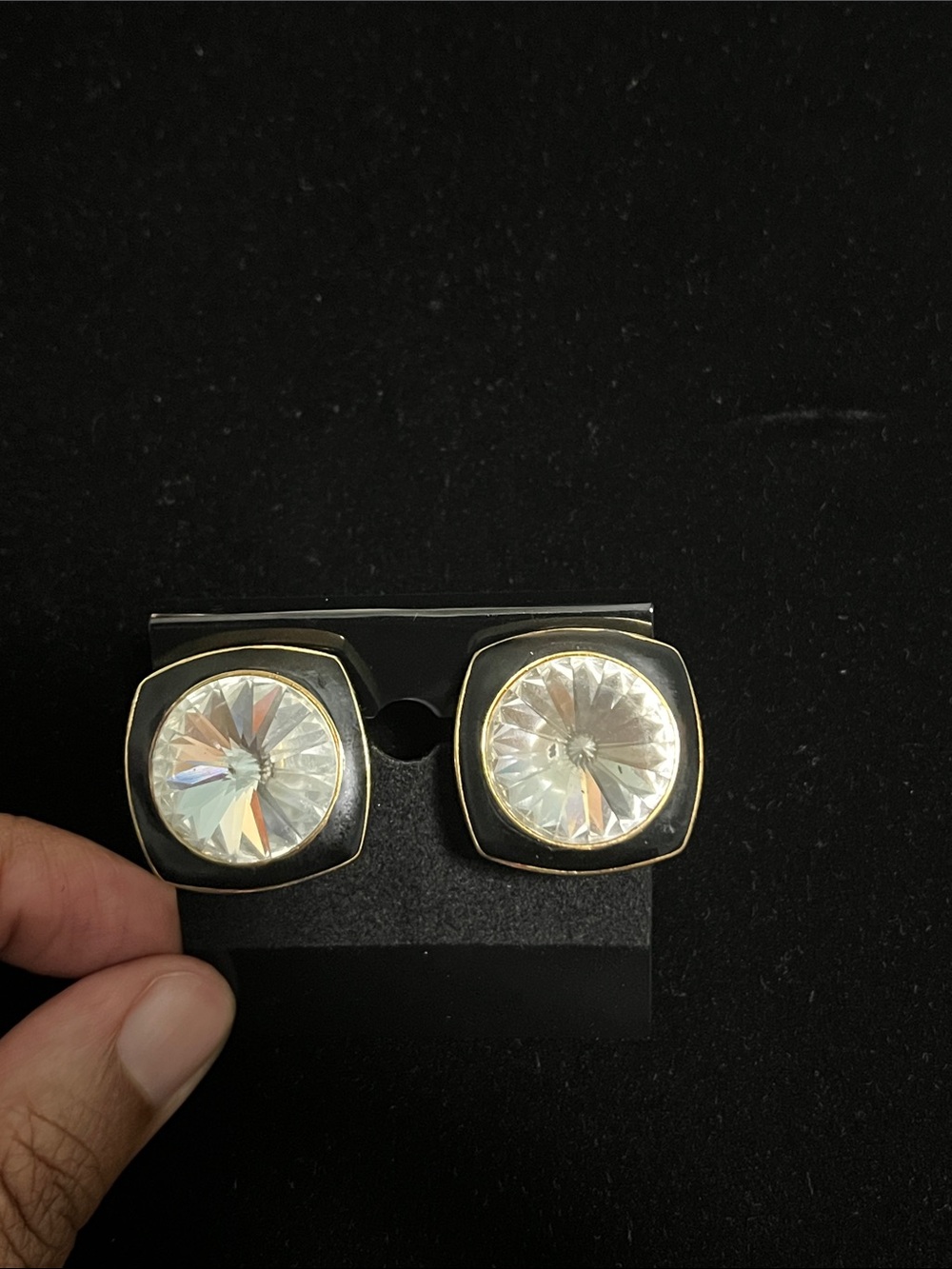 Gold-Tone Statement Clip Earrings
